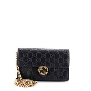 Icon Wallet On Chain Guccissima Leather #233407G98B